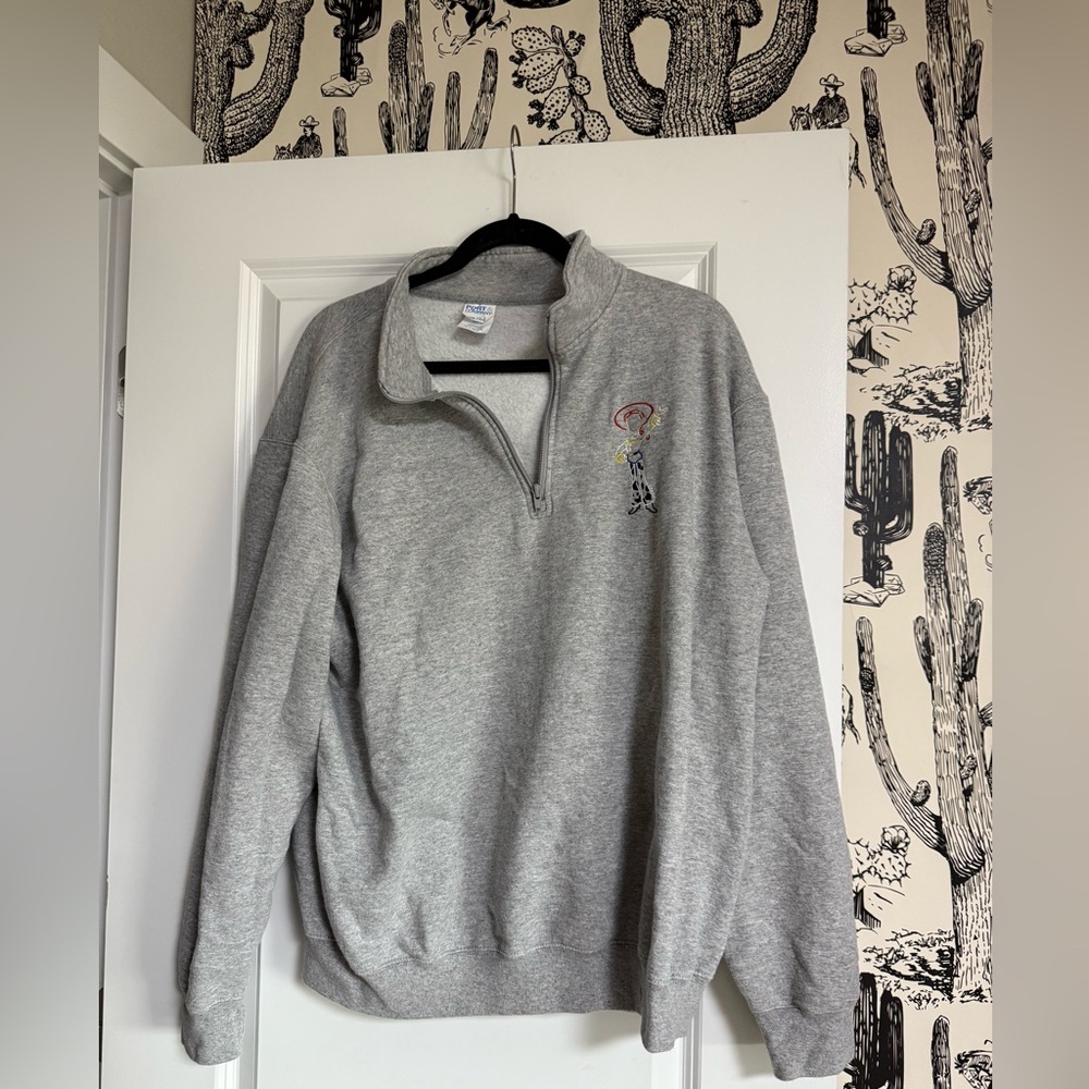 Disney quarter zip sweatshirt